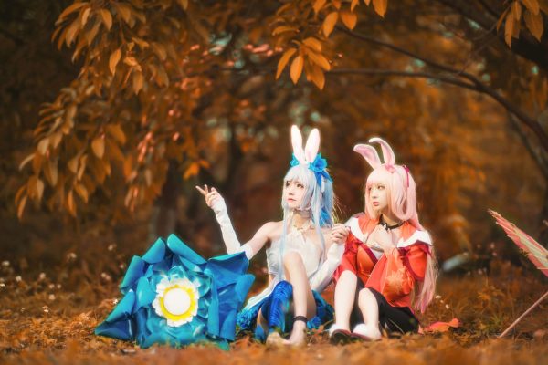 No.050-双人公孙离 – 桜桃喵&疯喵ss [16P]-慕色阁