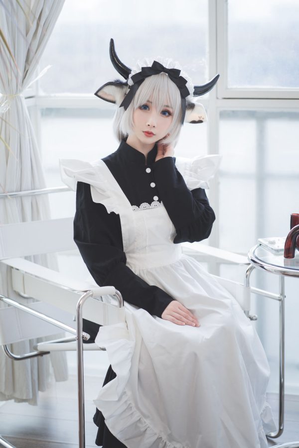 No.063-贴心的牛奶女仆 [45P]-慕色阁