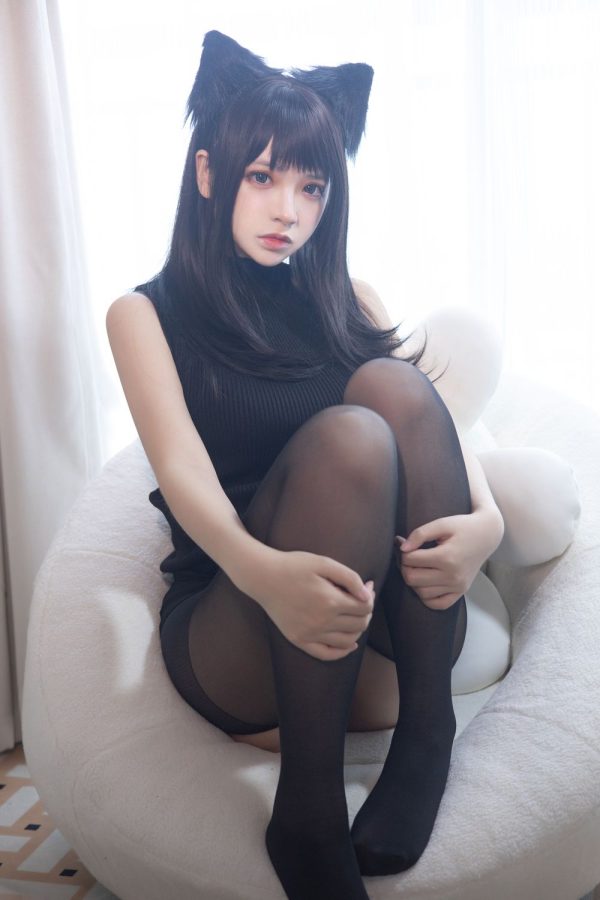 No.077-2022新春生日本01 黑毛衣少女 [80P]-慕色阁