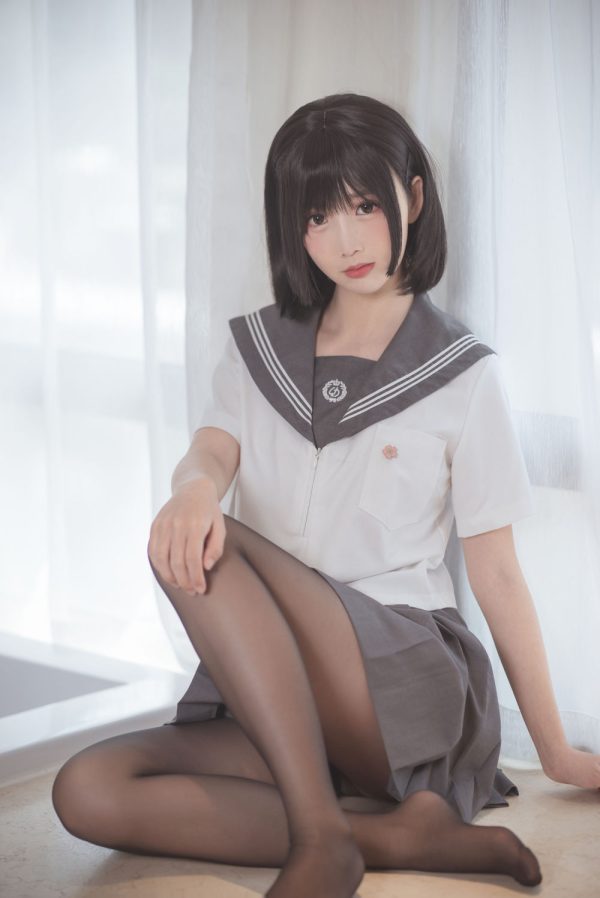 No.058-脑内少女 黑丝JK [25P]-慕色阁