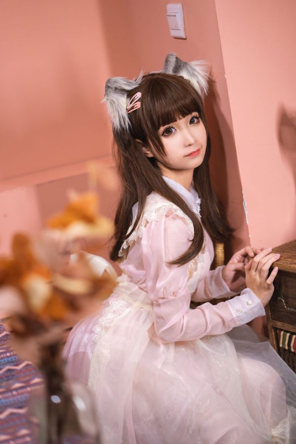 No.050-粉透明女仆 [34P]-慕色阁