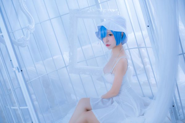 No.021-雷姆白裙 [27P]-慕色阁