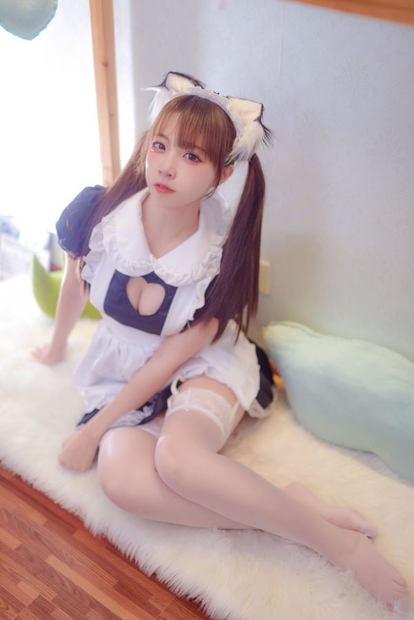 No.045-私房猫耳女仆 [44P]-慕色阁