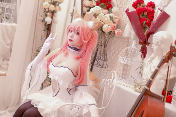 No.130-Fate玉藻前婚纱 [9P]-慕色阁