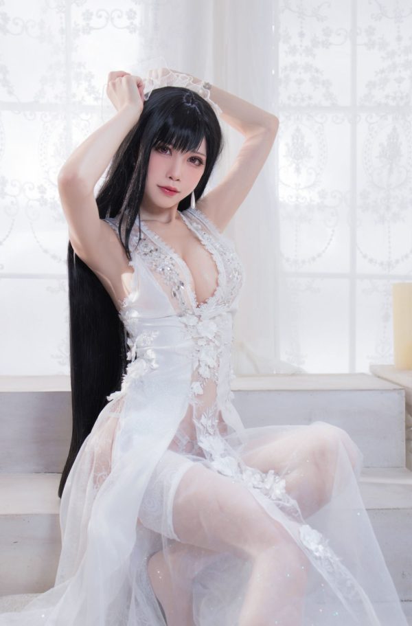 No.066-ff7r（蒂法婚纱+蒂法蜜蜂女郎+黑皮蜜蜂女郎） [89P]-慕色阁