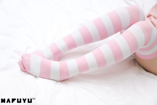 No.003-粉白条纹 [106P 1V]-慕色阁