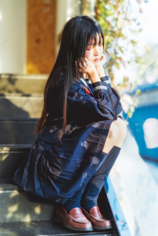 No.082-小少女 黑色水手服 [50P]-慕色阁