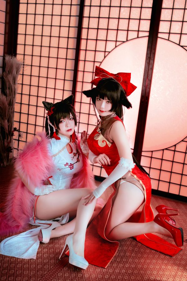 No.006-愛宕x高雄,チャイナ服 – 半半子 Banbanko、婉Yue [35P 1V]-慕色阁