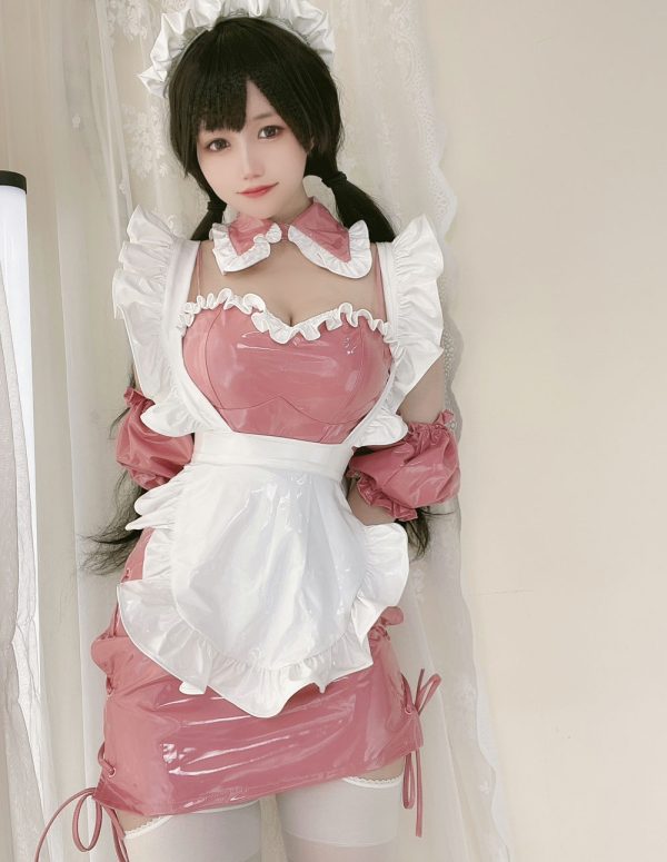 No.015-粉色漆皮女仆 [29P]-慕色阁