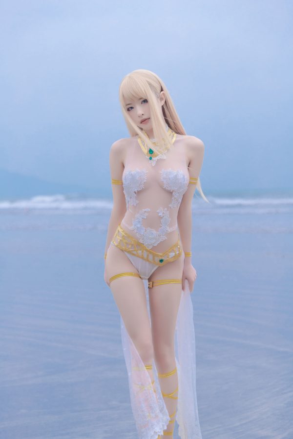 No.023-玛丽萝丝 白色泳衣 [33P]-慕色阁