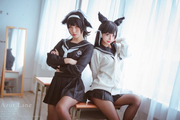 No.022-Azur Lane–爱宕高雄 Sailor Suit (アズールレーン [13P]-慕色阁