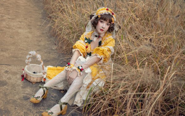 No.018-lolita黄裙 [12P]-慕色阁