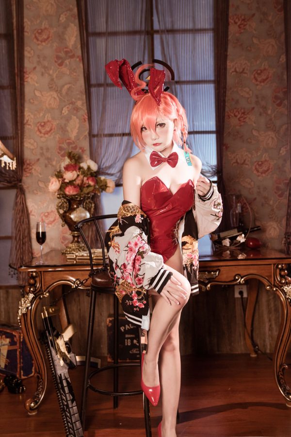 No.012-Blue Archive Neru Mikamo Bunny 碧蓝档案 美甘宁瑠 [35P]-慕色阁