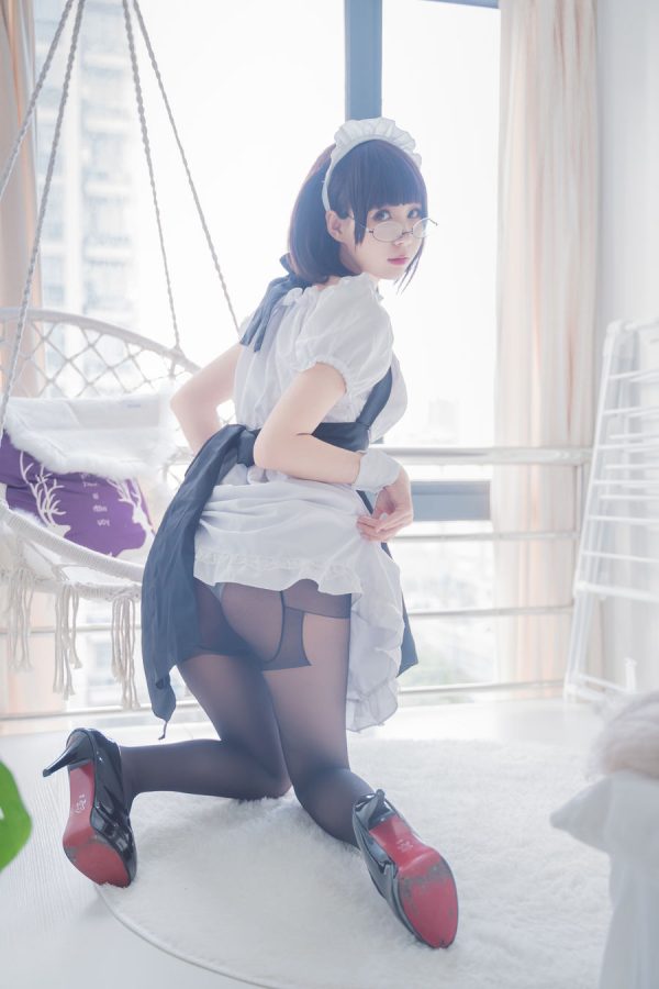No.005-黑丝女仆 [45P 2V]-慕色阁