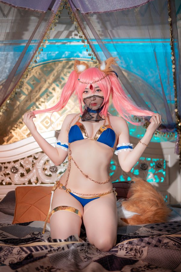 No.076-[CreamSoda]-Cosplay Tamamo + Kama (FGO) [40P]-慕色阁