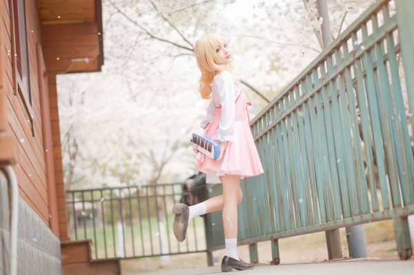 No.020-宫园熏粉裙 [9P]-慕色阁
