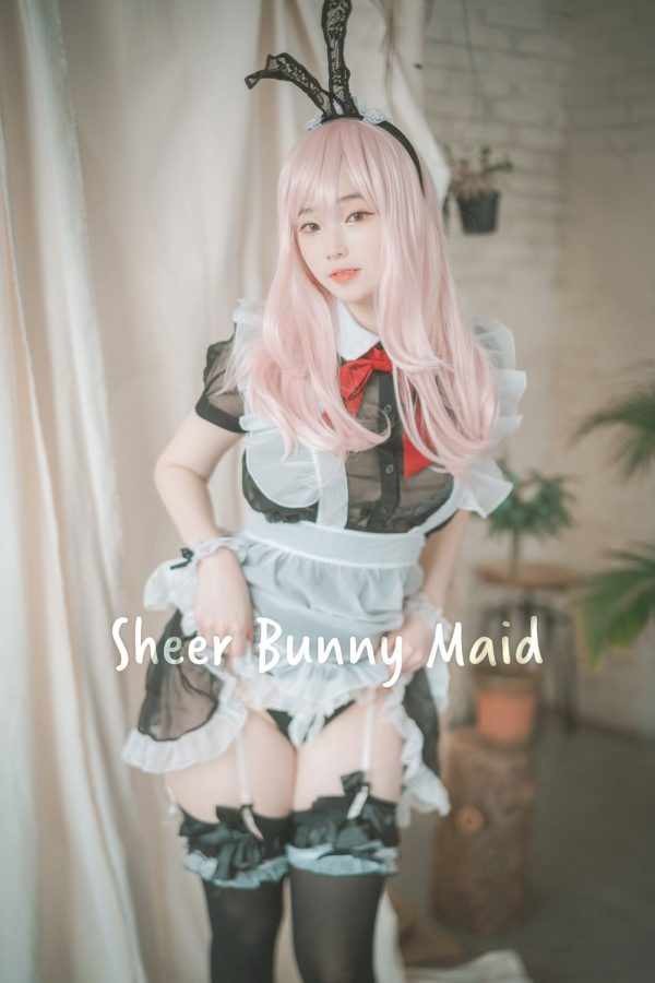 No.064-[DJAWA] Sheer Bunny Maid [51P]-慕色阁