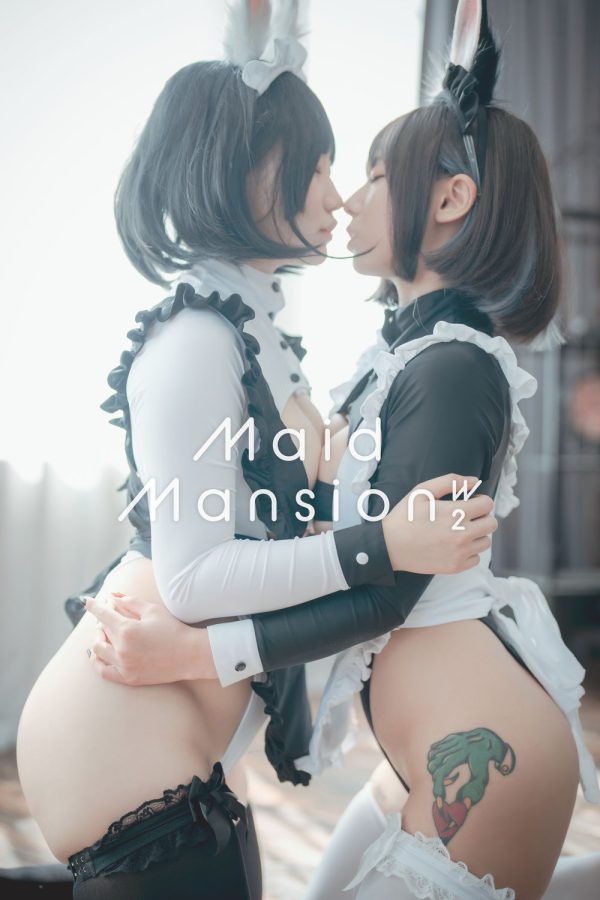 No.018-[DJAWA] Maid Mansion W² Maruemon & Mimmi [123P]-慕色阁
