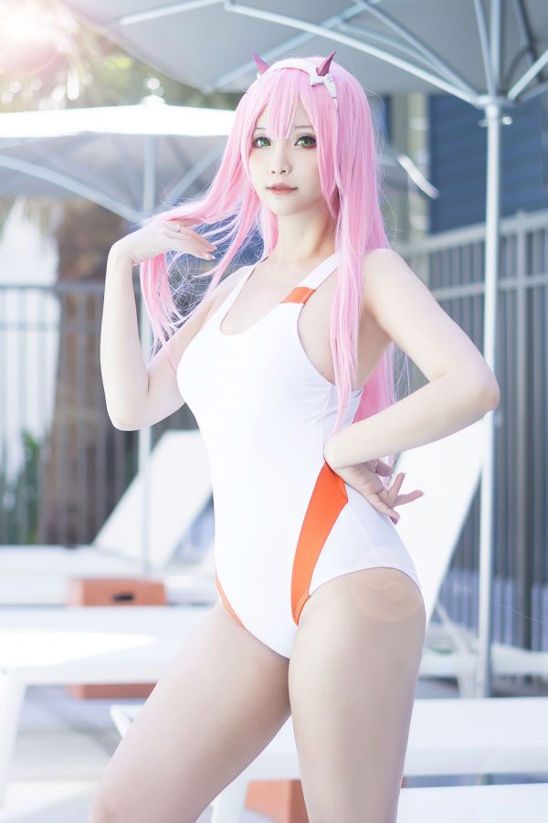 No.035-Zero Two Swimsuit (Darling in the Franxx) [8P]-慕色阁