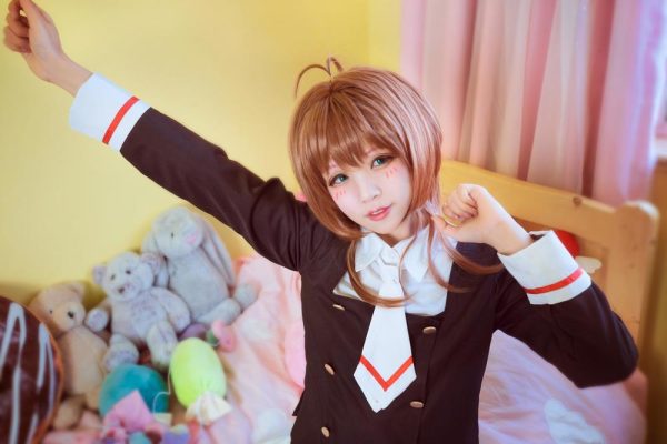 No.001-魔卡少女 木之本樱 JK制服 [9P]-慕色阁