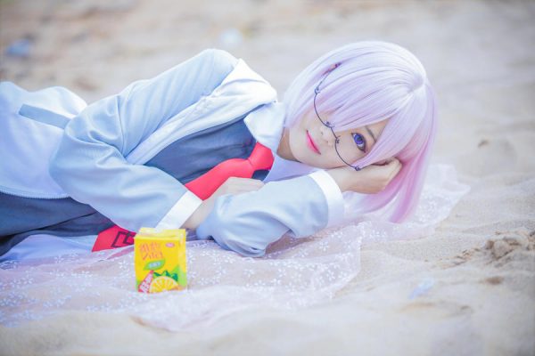 No.018-FGO 玛修 海边 [9P]-慕色阁