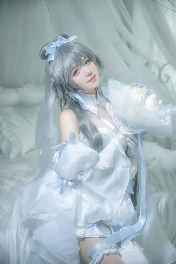 No.017-VOCALOID 洛天依婚纱 [10P]-慕色阁