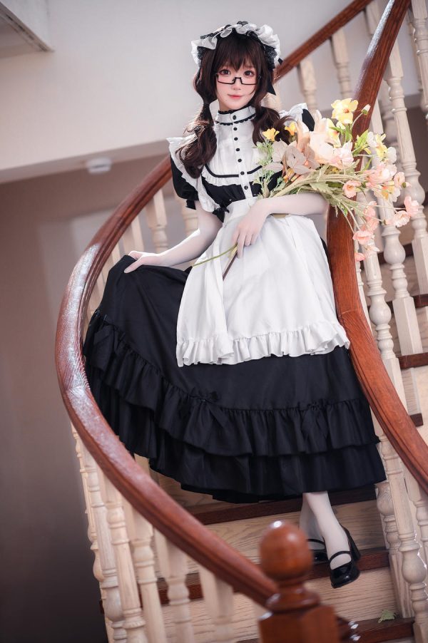 No.058-传统长裙女仆 [47P]-慕色阁