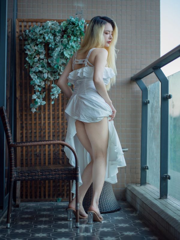 No.091-白色连衣裙 [59P 2V]-慕色阁