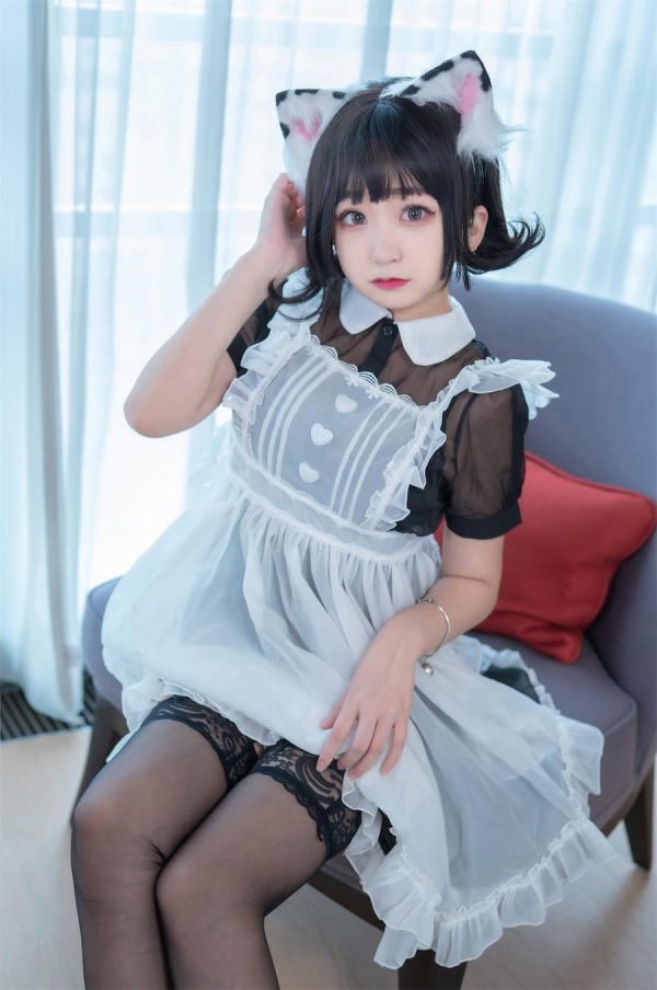 No.034-奶牛猫女仆 [46P]-慕色阁