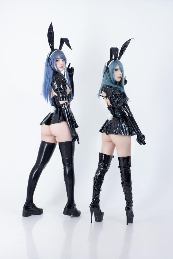 No.011-Latex Bunny Twins [57P 10V]-慕色阁