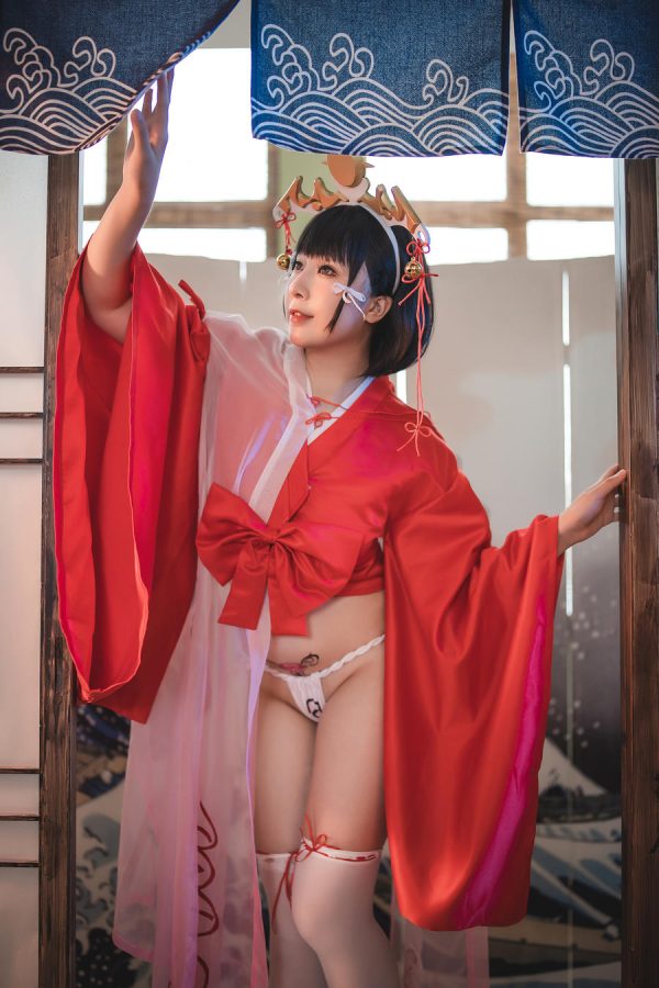 No.016-黑兽巫女 辉夜 [31P]-慕色阁