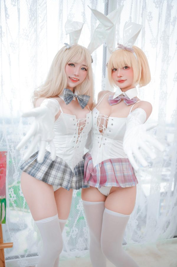 No.089 – White Bunny Girl (&Sally Dorasnow) [15P]-慕色阁