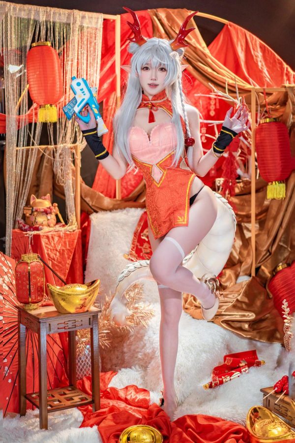 No.084 – 新春贺图 龙妹 [44P 1V]-慕色阁