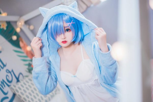 No.025 – 雷姆 猫耳睡衣 [29P]-慕色阁