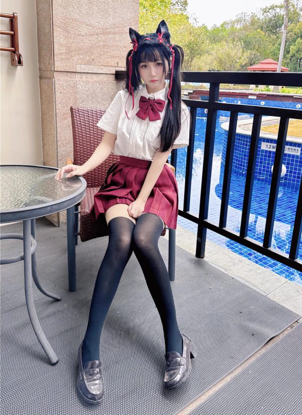 No.046 – 温泉双马尾JK [22P 1V]-慕色阁