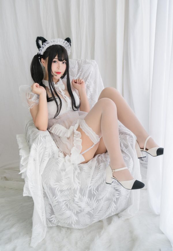 No.058 – 白猫透明女仆 [88P 8V]-慕色阁