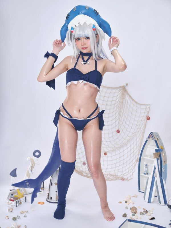 No.087 – Hololive Gawr Gura Swimsuit [25P 2V]-慕色阁