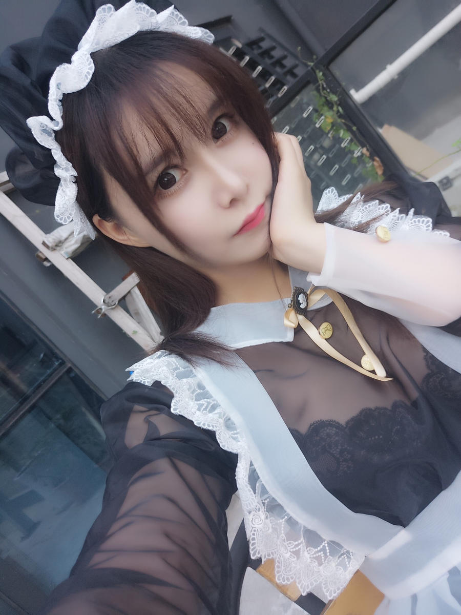 图片[2]-No.041 – 黑色透明女仆 [33P]