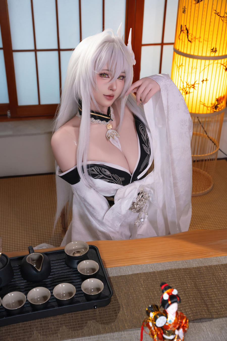 图片[2]-No.092 – 碧蓝航线 白凤和服 [76P 1V]