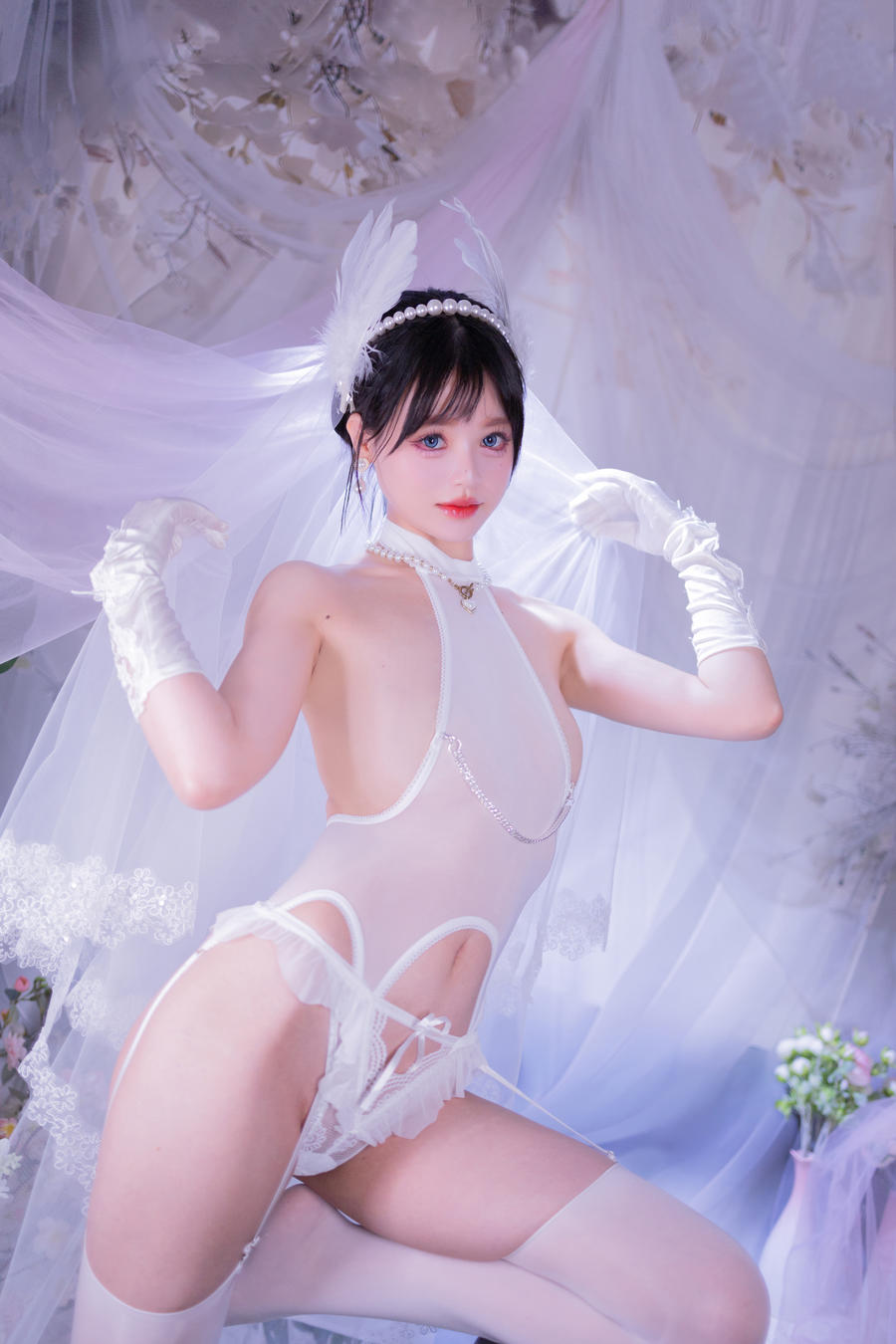 图片[3]-No.017 – 白丝花嫁 [50P]