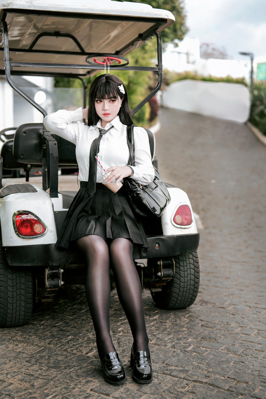 图片[3]-No.097 – 蔚蓝档案 调月莉音 制服+竞泳 [64P 5V]