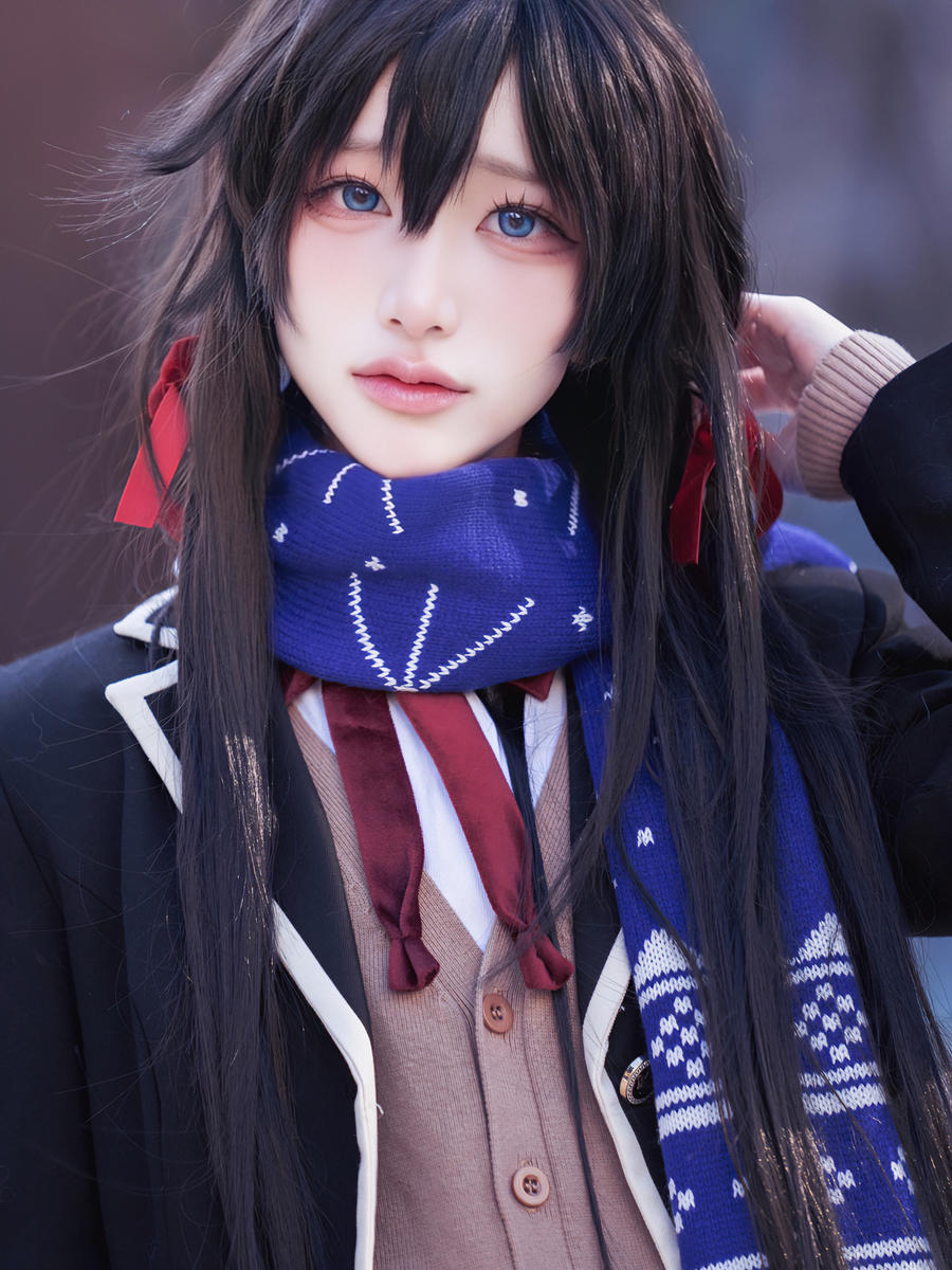 图片[3]-No.035 – 雪之下雪乃 JK制服 [23P 3V]