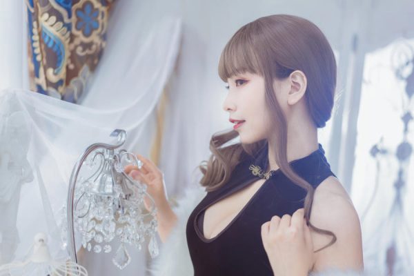 No.017 – 改良黑旗袍 [35P]-慕色阁