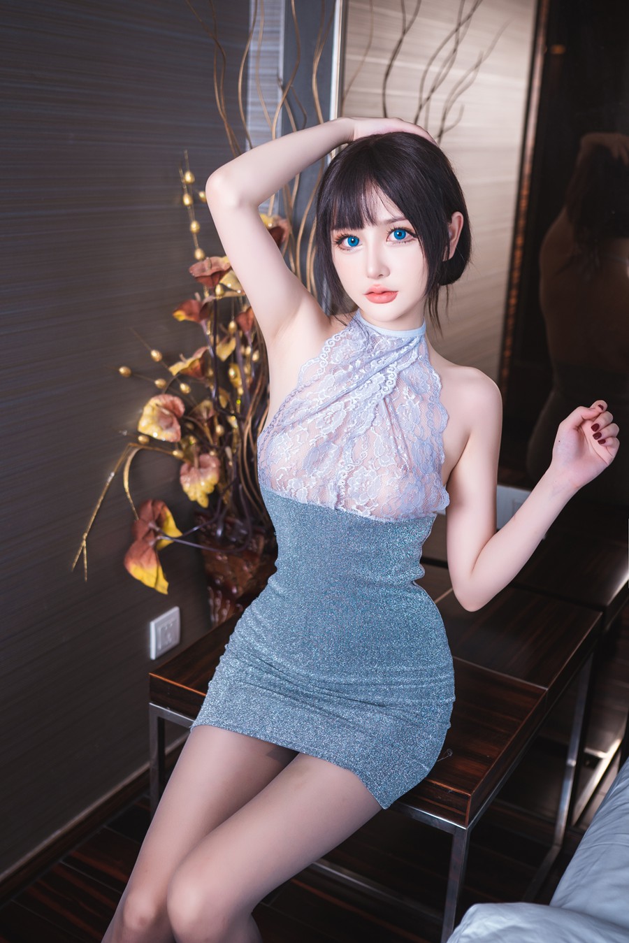 图片[2]-No.057 – 包臀灰丝 [30P]